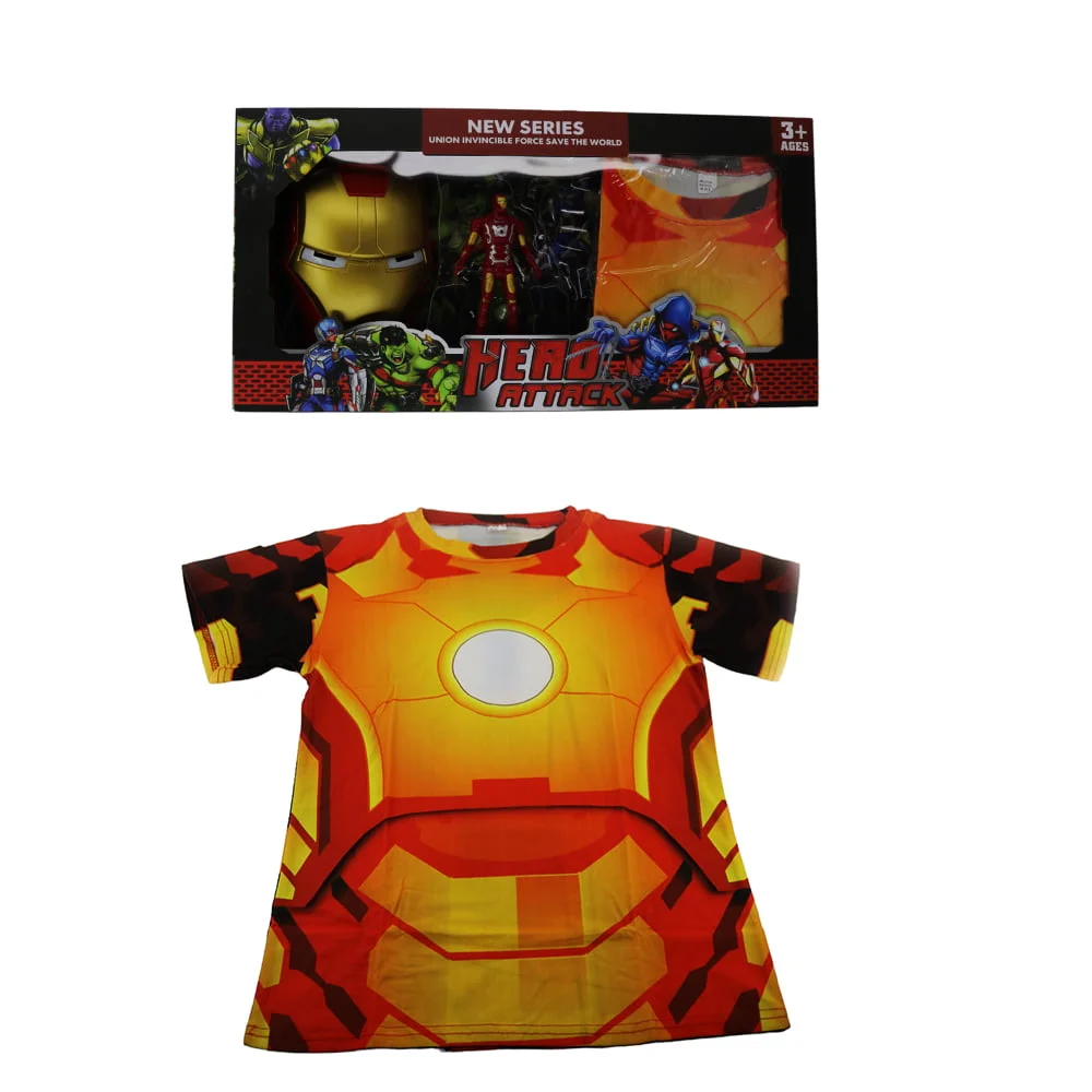 IRON MAN რკინის კაცი, ნიღაბი და მაისური