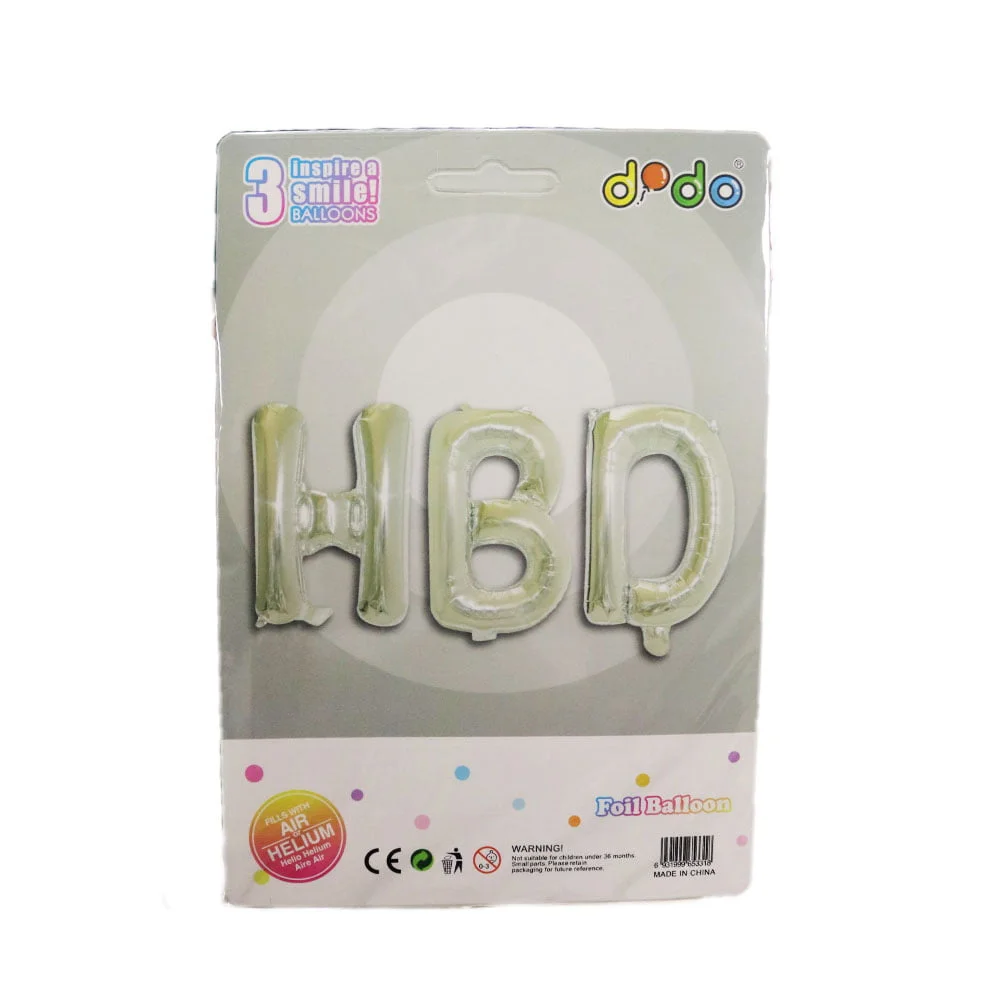 ფოლგირებული ბუშტები - HBD