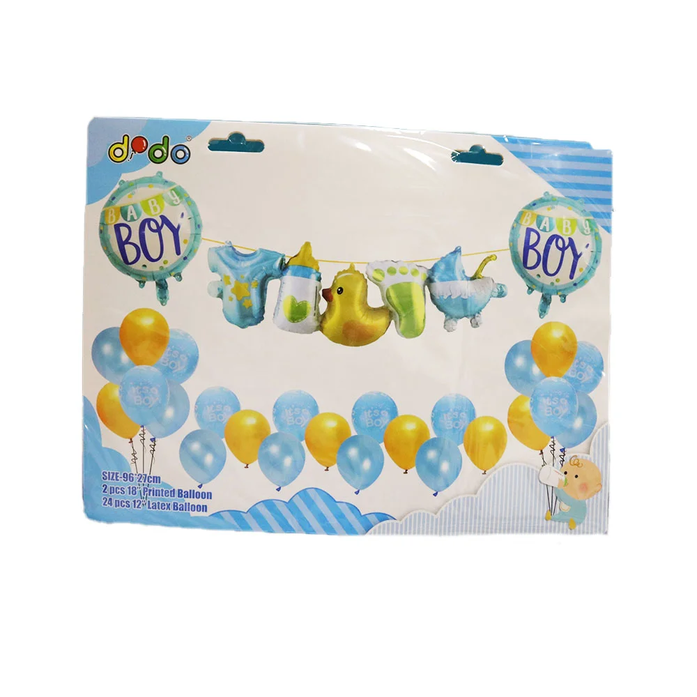 ფოლგირებული ბუშტები - BABY BOY