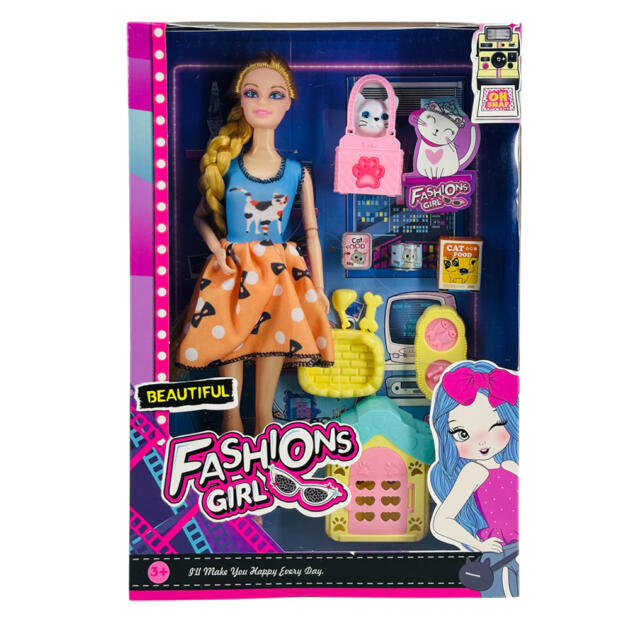 Doll with Accessories 3888-1/2/3/4