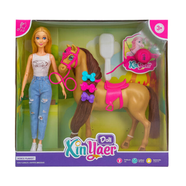 Doll with Pony 925-161