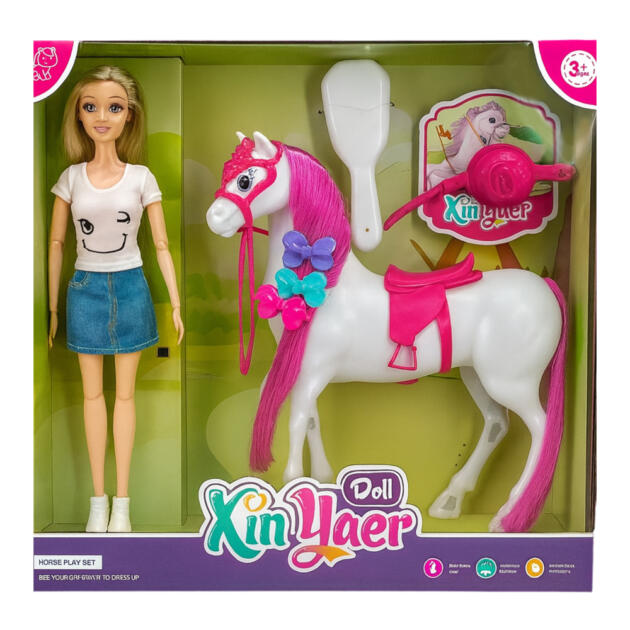 Doll with Pony 925-162