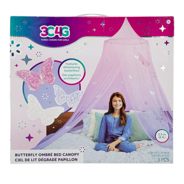 Make It Real 3C4G Butterfly Ombre Canopy