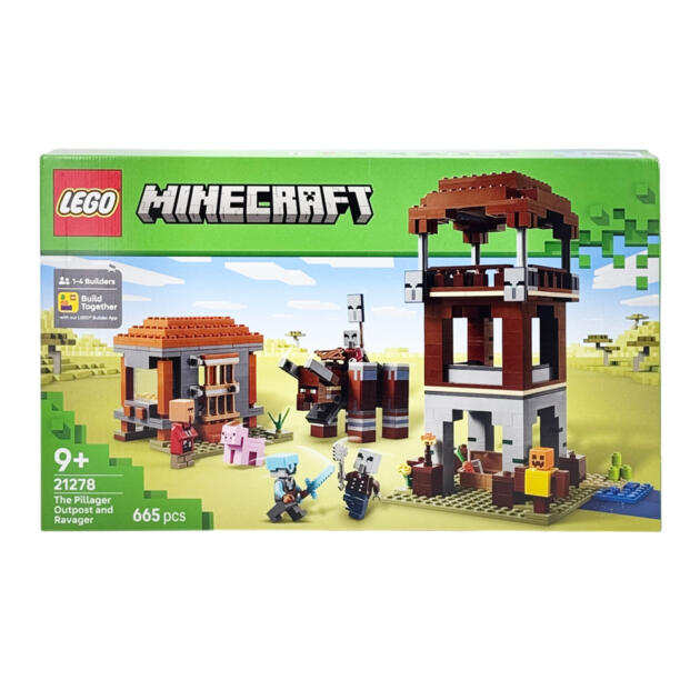 კონსტრუქტორი Minecraft The Pillager Outpost and Ravager - LEGO