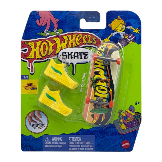 Hot Wheels - ხელის სკეიდბორდი და ფეხსაცმელები