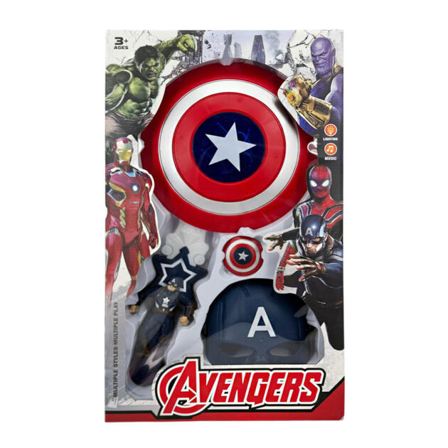 ხმალი აქსესუარებით - კაპიტანი ამერიკა WL5036